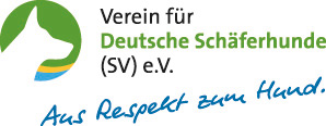 Logo des Vereins für Deutsche Schäferhunde (SV) e.V., Mitglied im VDH und in der FCI